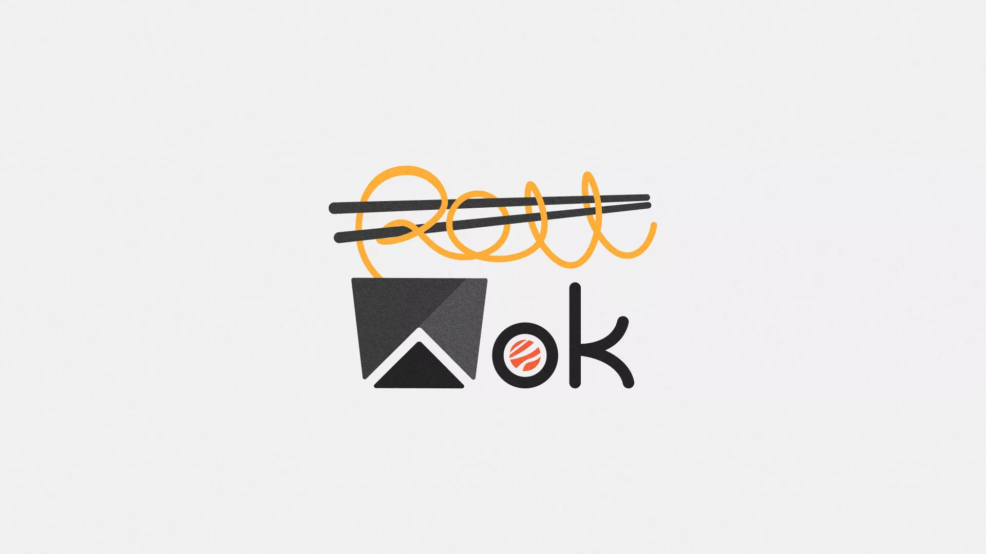 Разработка логотипа в Грайвороне для суши-бара «Roll Wok Club» Разработка логотипа в Грайвороне для суши-бара «Roll Wok Club»